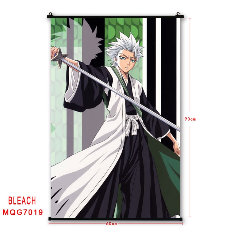 Bleach Anime black Plastic rod Cloth painting Wall Scroll 60X90CM  MQG-7019