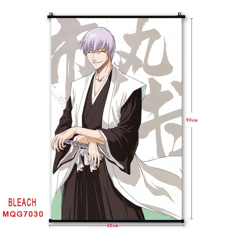 Bleach Anime black Plastic rod Cloth painting Wall Scroll 60X90CM  MQG-7030