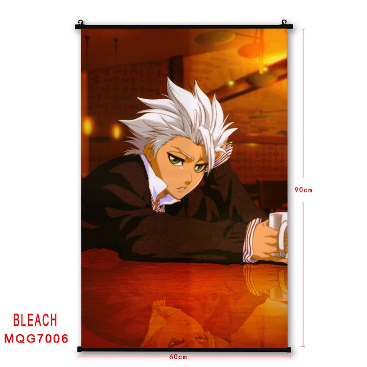 Bleach Anime black Plastic rod Cloth painting Wall Scroll 60X90CM MQG-7006