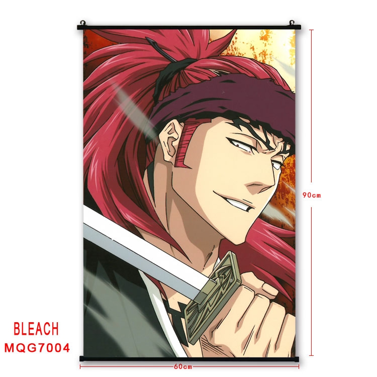 Bleach Anime black Plastic rod Cloth painting Wall Scroll 60X90CM  MQG-7004