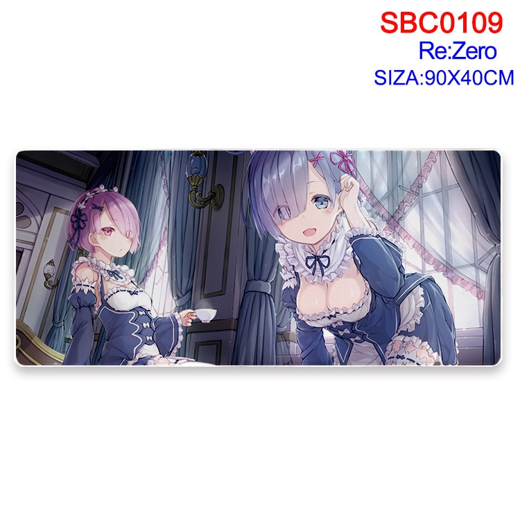 Re:Zero kara Hajimeru Isekai Seikatsu Anime peripheral edge lock mouse pad 40X90X0.3CM SBC-109