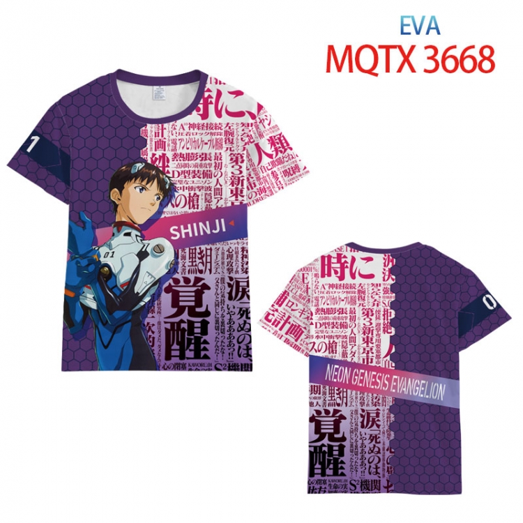 EVA full color printed short-sleeved T-shirt from 2XS to 5XL  MQTX-3668