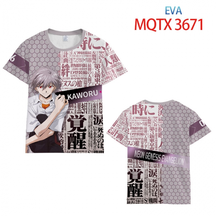 EVA full color printed short-sleeved T-shirt from 2XS to 5XL  MQTX-3671