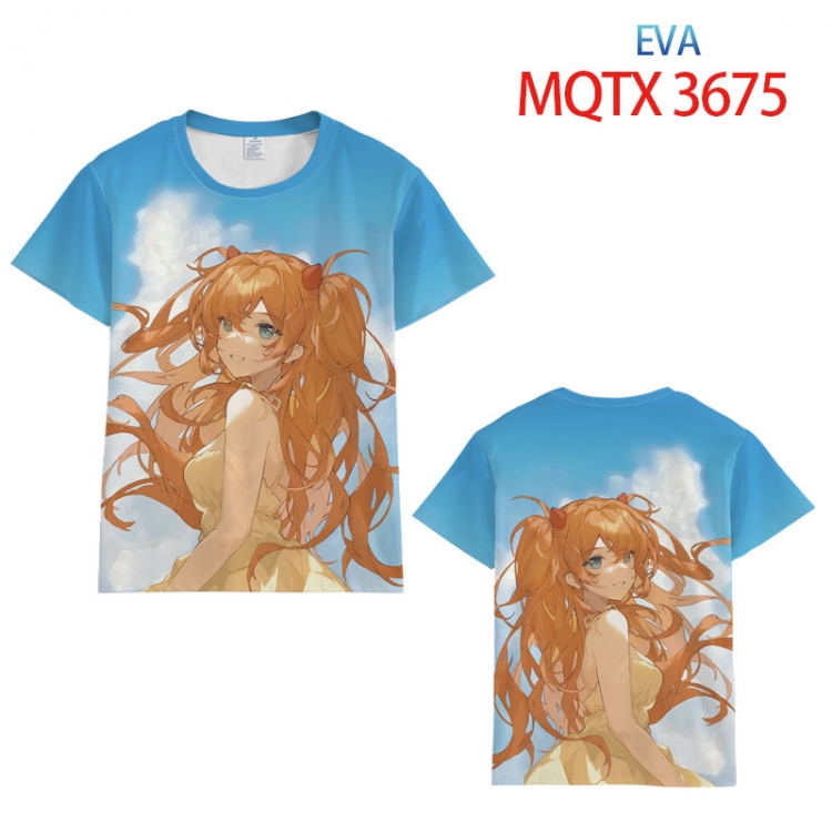 EVA full color printed short-sleeved T-shirt from 2XS to 5XL MQTX-3675