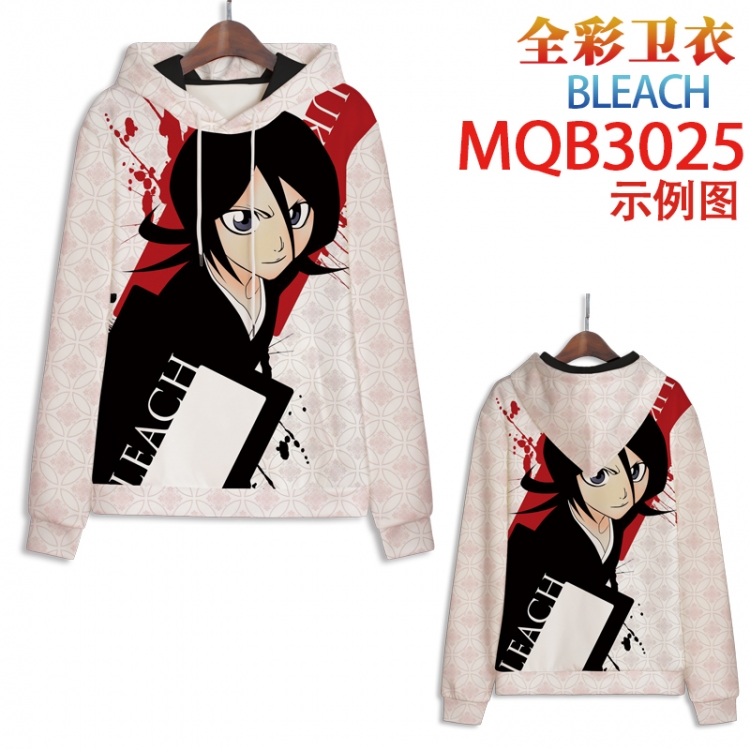 Bleach Full color hooded sweatshirt without zipper pocket from XXS to 4XL  MQB-3025
