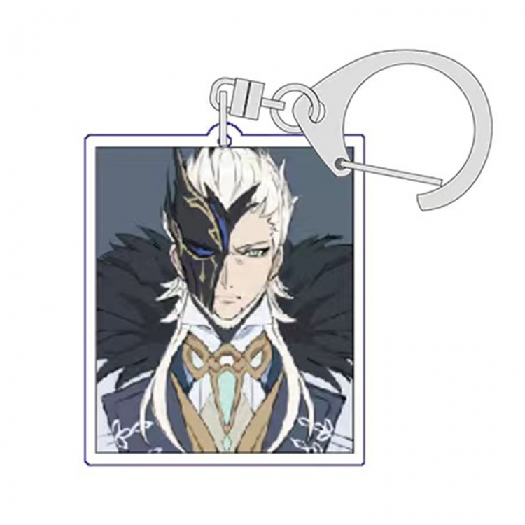 Genshin Impact Anime Acrylic Keychain Charm price for 5 pcs 12778