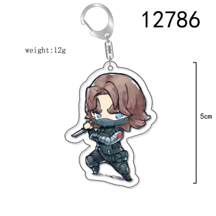 American Movie  film and television characters Acrylic Keychain Charm price for 5 pcs 12786