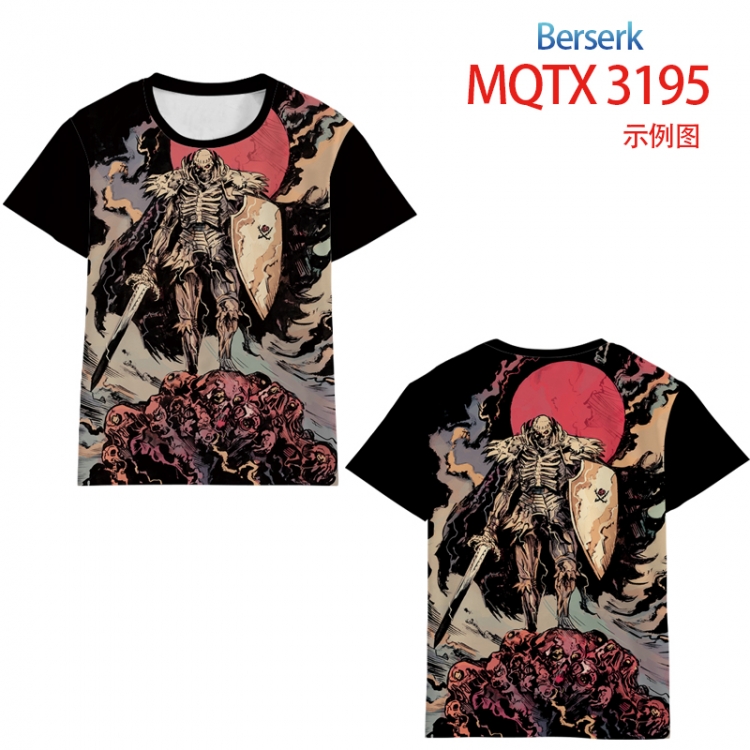 Bleach full color printed short-sleeved T-shirt from 2XS to 5XL  MQTX 3195