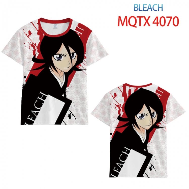 Bleach full color printed short-sleeved T-shirt from 2XS to 5XL MQTX-4070