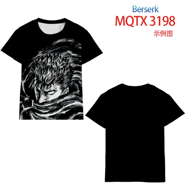 Bleach full color printed short-sleeved T-shirt from 2XS to 5XL MQTX 3198