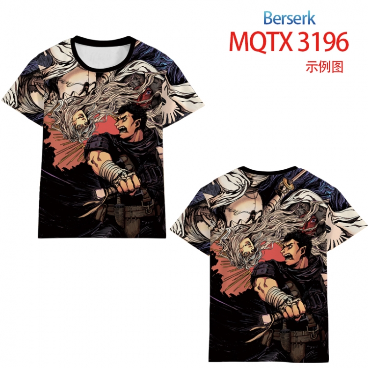 Bleach full color printed short-sleeved T-shirt from 2XS to 5XL MQTX 3196