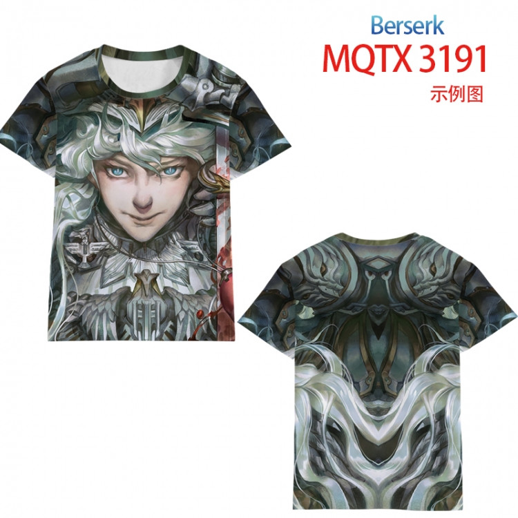 Bleach full color printed short-sleeved T-shirt from 2XS to 5XL  MQTX 3191
