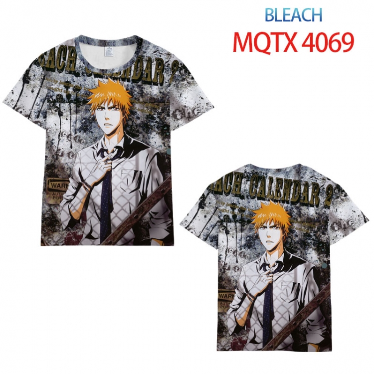 Bleach full color printed short-sleeved T-shirt from 2XS to 5XL MQTX-4069