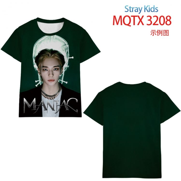 Stray Kids full color printed short-sleeved T-shirt from 2XS to 5XL MQTX 3208