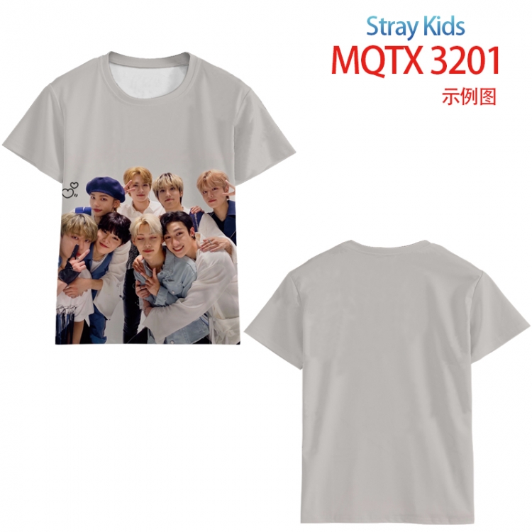 Stray Kids full color printed short-sleeved T-shirt from 2XS to 5XL MQTX 3201