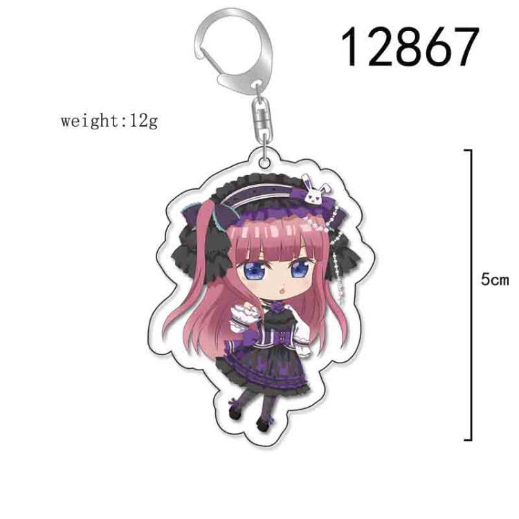 The Quintessential Qunintupiets Anime Acrylic Keychain Charm price for 5 pcs 12867