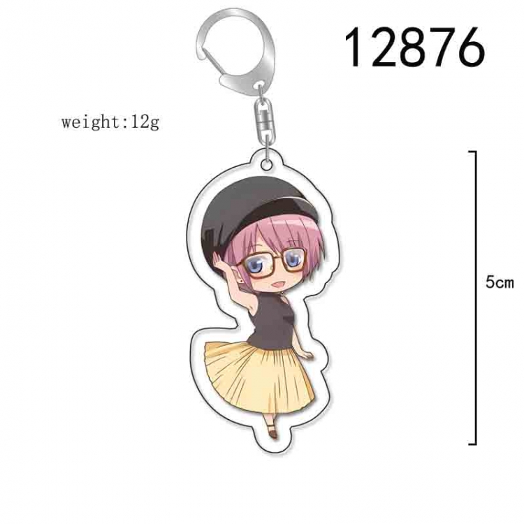 The Quintessential Qunintupiets Anime Acrylic Keychain Charm price for 5 pcs 12876