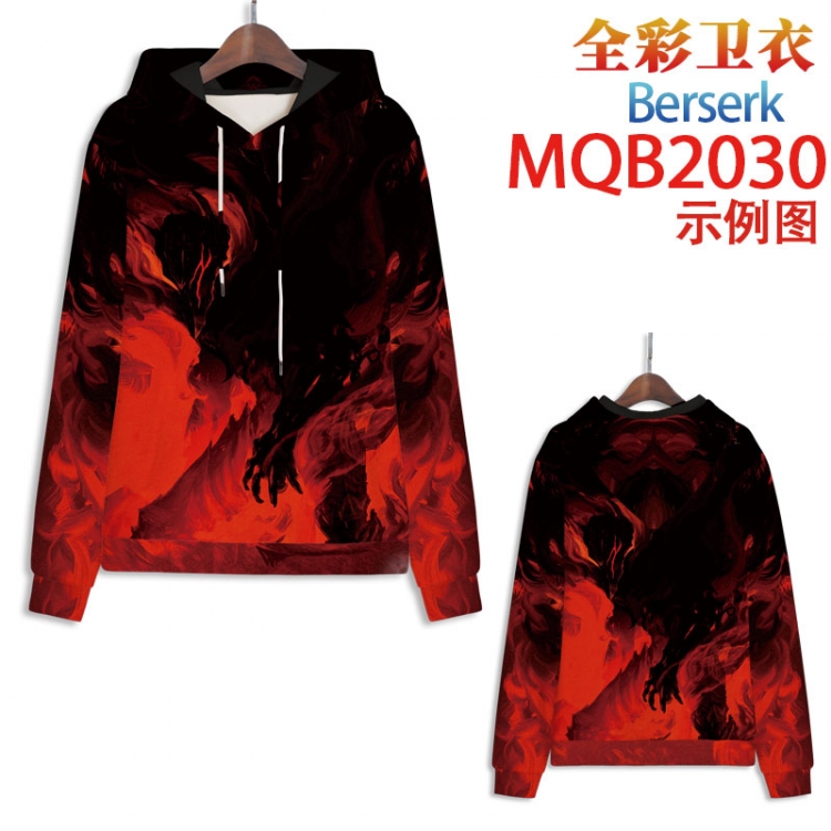 Bleach Full color hooded sweatshirt without zipper pocket from XXS to 4XL MQB 2030