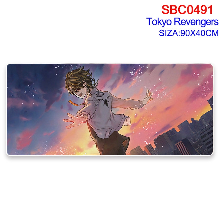 Tokyo Revengers Anime peripheral edge lock mouse pad 40X90CM SBC-491