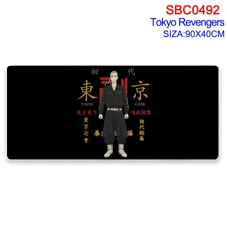 Tokyo Revengers Anime peripheral edge lock mouse pad 40X90CM  SBC-492