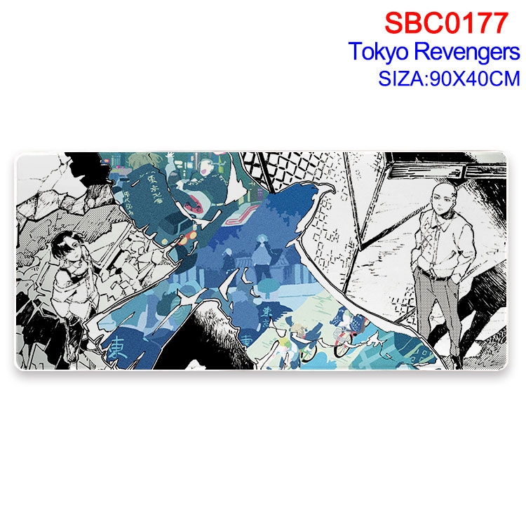 Tokyo Revengers Anime peripheral edge lock mouse pad 40X90CM  SBC-177