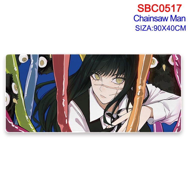chainsaw man Anime peripheral edge lock mouse pad 40X90CM SBC-517