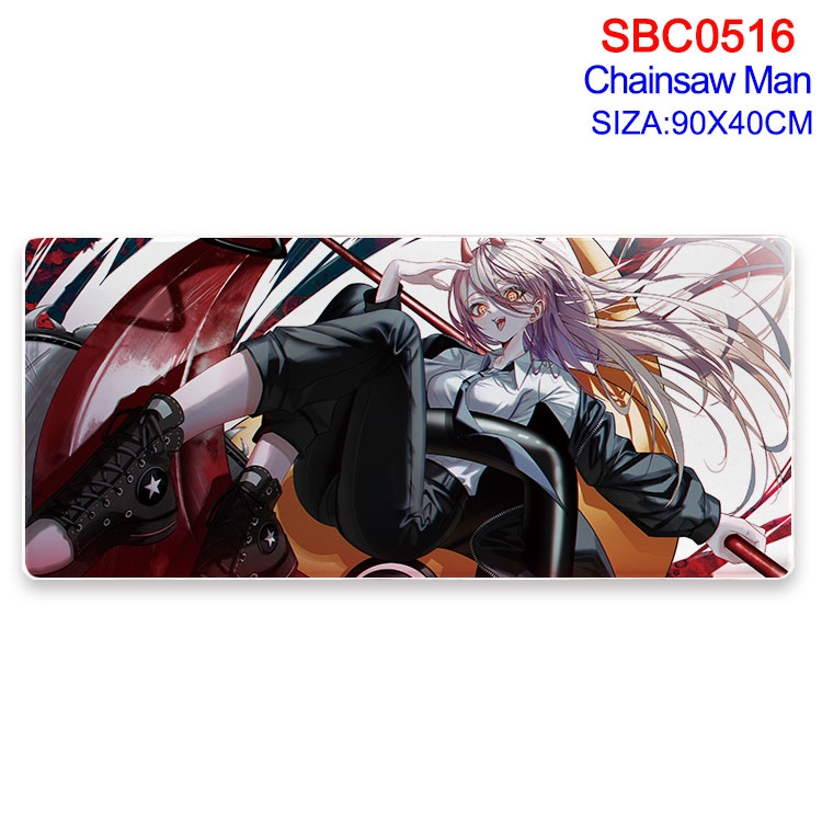 chainsaw man Anime peripheral edge lock mouse pad 40X90CM  SBC-516