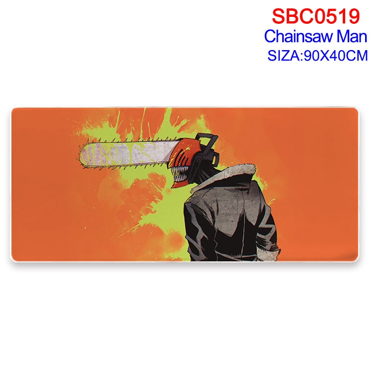 chainsaw man Anime peripheral edge lock mouse pad 40X90CM  SBC-519
