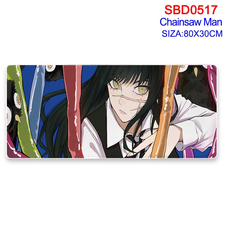 chainsaw man Anime peripheral edge lock mouse pad 80X30cm  SBD-517