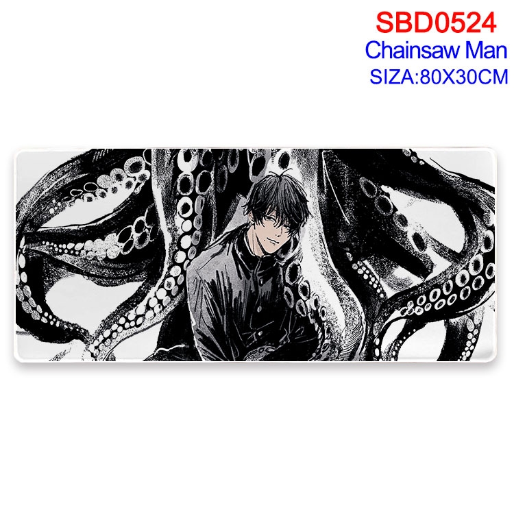 chainsaw man Anime peripheral edge lock mouse pad 80X30cm SBD-524