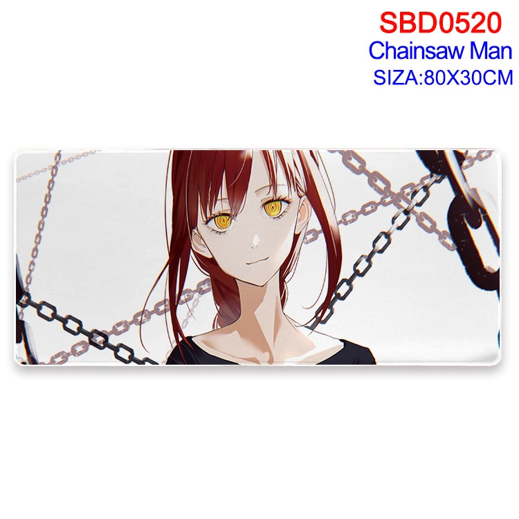 chainsaw man Anime peripheral edge lock mouse pad 80X30cm SBD-520