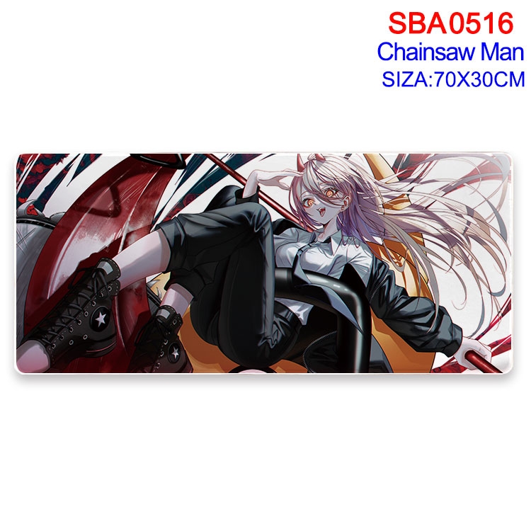 chainsaw man Anime peripheral edge lock mouse pad 70X30cm  SBA-516