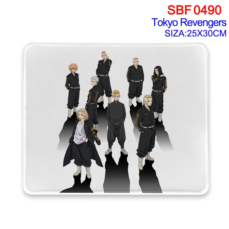 Tokyo Revengers Anime peripheral edge lock mouse pad 25X30cm  SBF-490