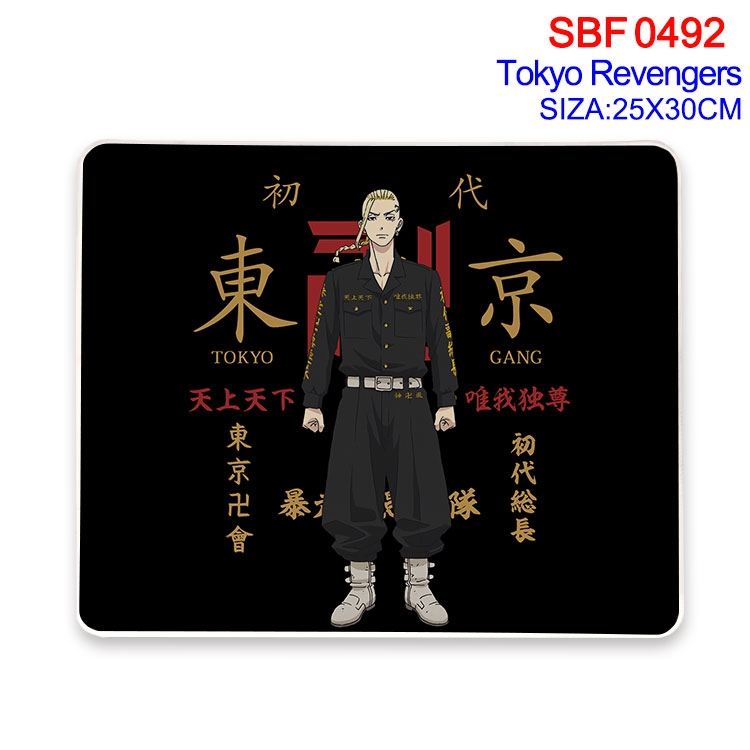 Tokyo Revengers Anime peripheral edge lock mouse pad 25X30cm  SBF-492