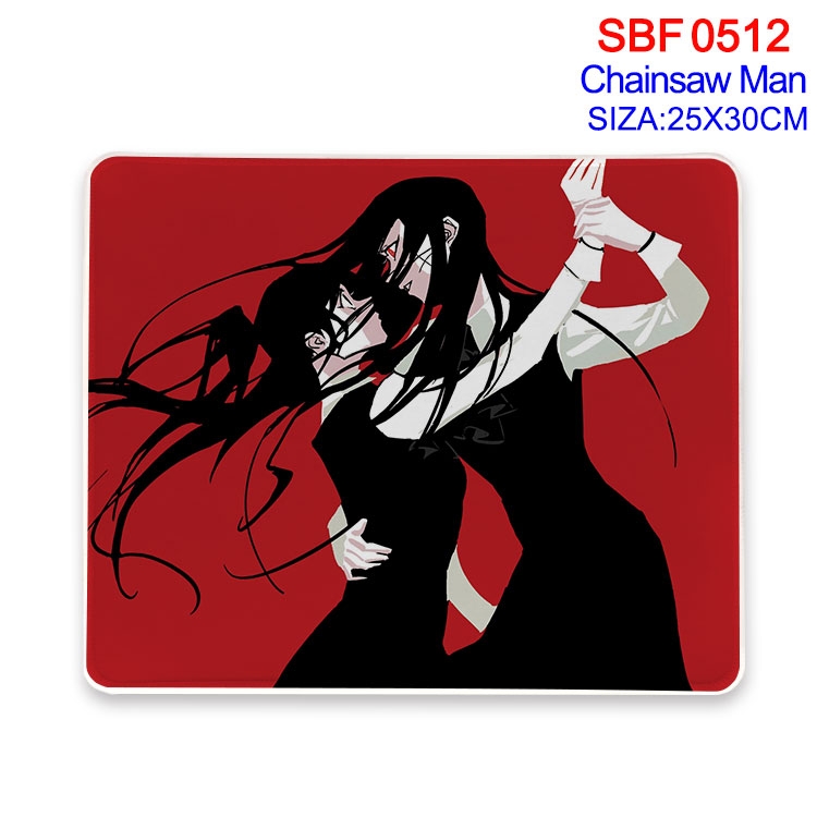 chainsaw man Anime peripheral edge lock mouse pad 25X30cm  SBF-512