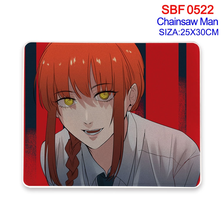 chainsaw man Anime peripheral edge lock mouse pad 25X30cm  SBF-522