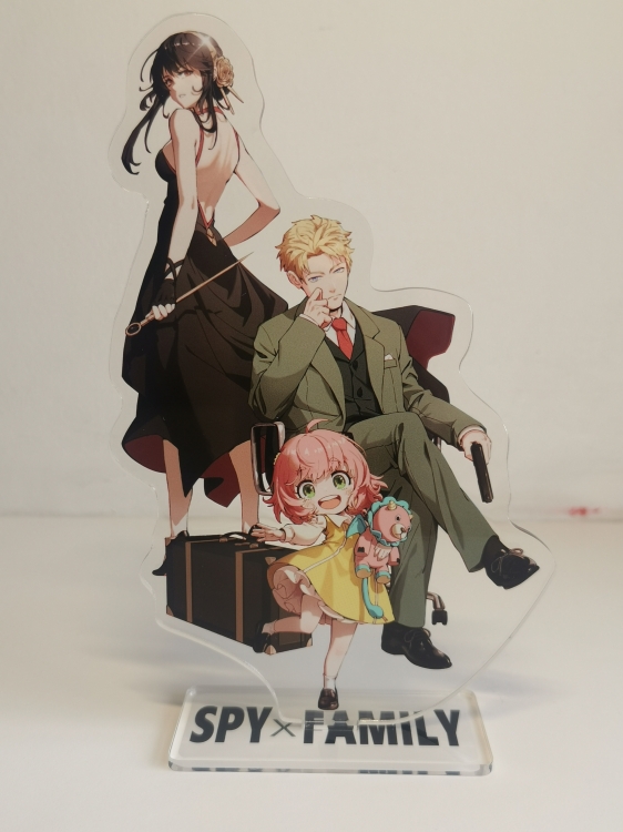 SPY×FAMILY Anime Laser Acrylic Humanoid  keychain Standing Plates  639