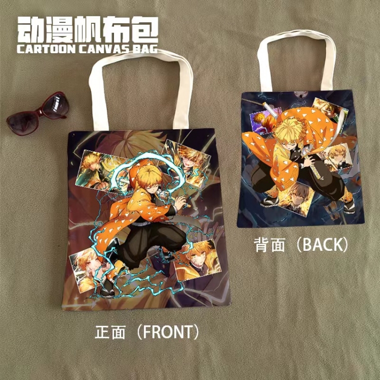 Demon Slayer Kimets Anime Canvas Bag Shoulder Shopping Bag 33x37cm 503