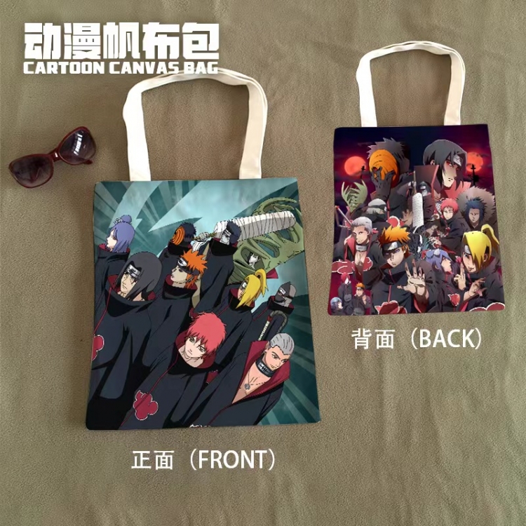 Naruto Anime Canvas Bag Shoulder Shopping Bag 33x37cm 408