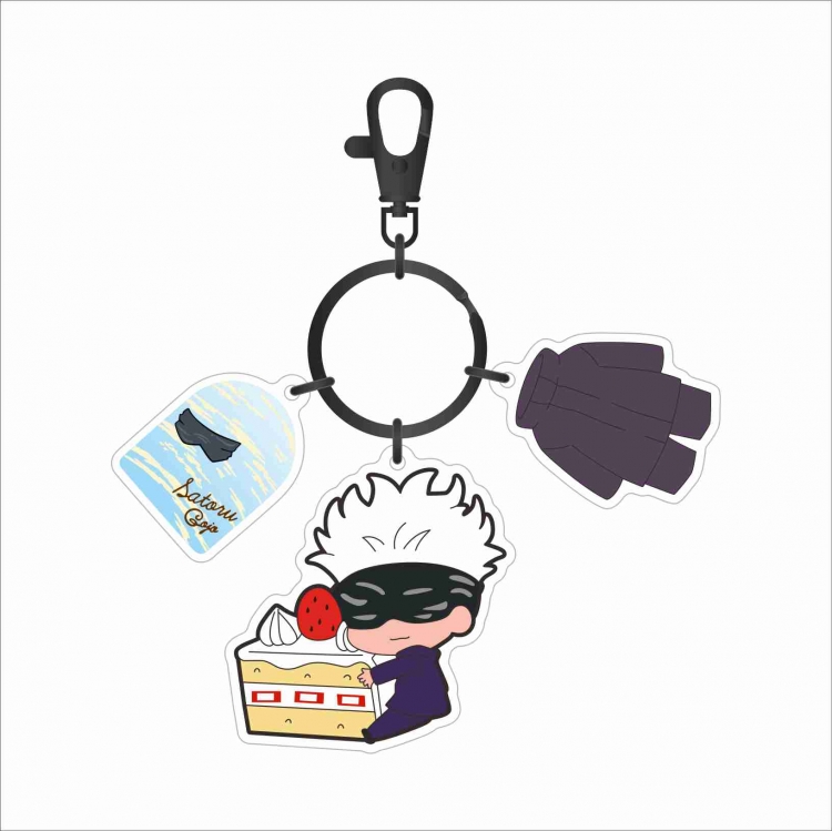 Jujutsu Kaisen   Epoxy keychain bag pendant jewelry price for 2 pcs