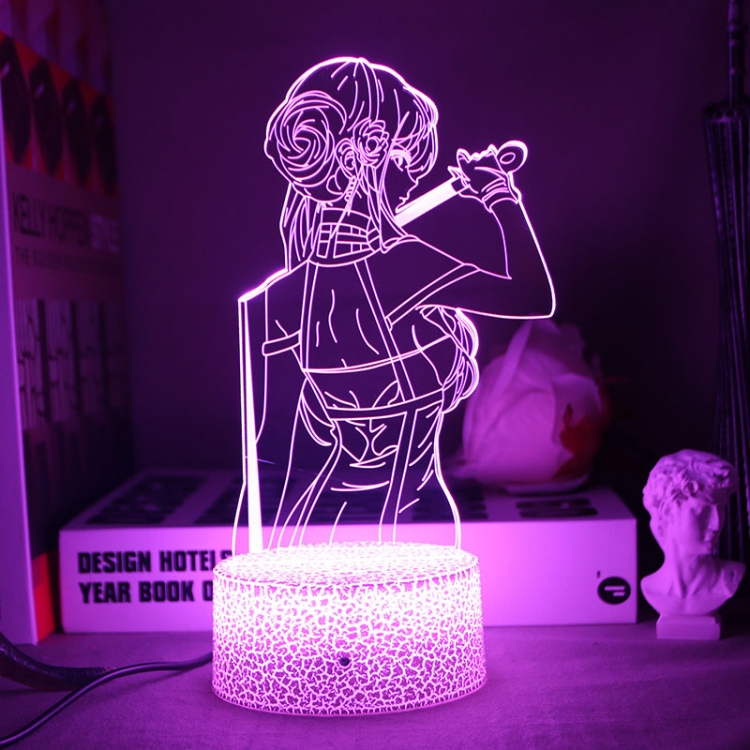 SPY×FAMILY 3D night light USB touch switch colorful acrylic table lamp BLACK BASE  4252