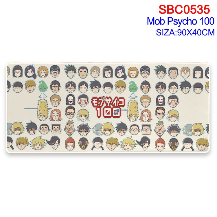 Mob Psycho 100 Anime peripheral edge lock mouse pad 40X90CM SBC-535