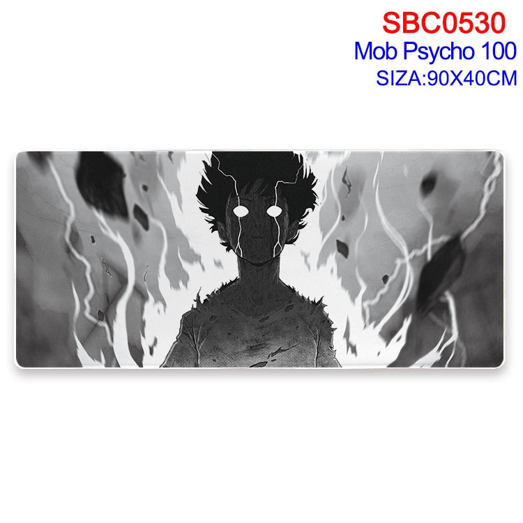 Mob Psycho 100 Anime peripheral edge lock mouse pad 40X90CM  SBC-530