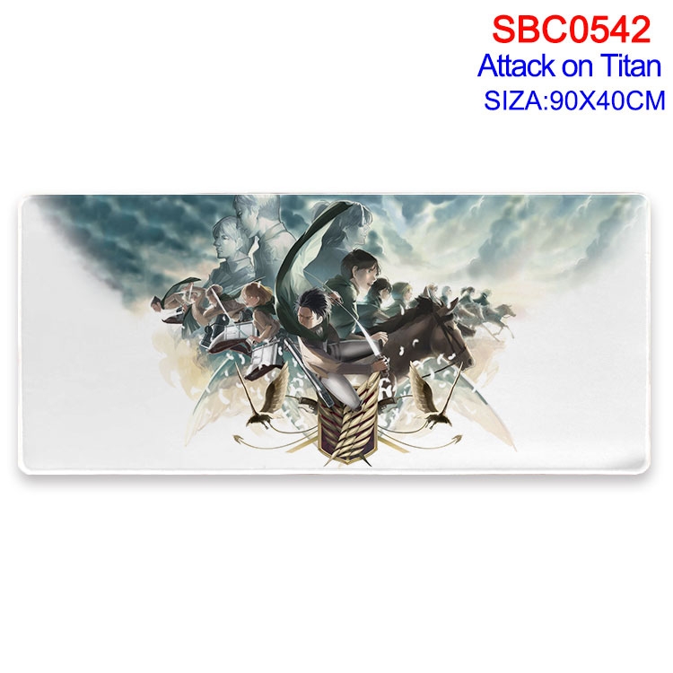 Shingeki no Kyojin Anime peripheral edge lock mouse pad 40X90CM  SBC-542