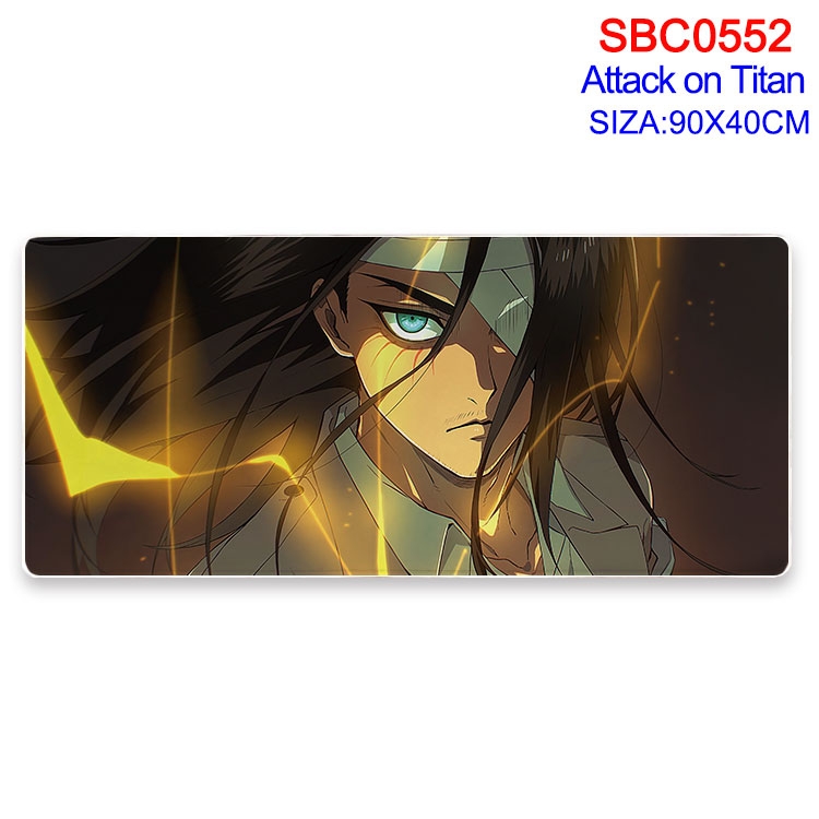 Shingeki no Kyojin Anime peripheral edge lock mouse pad 40X90CM  SBC-552