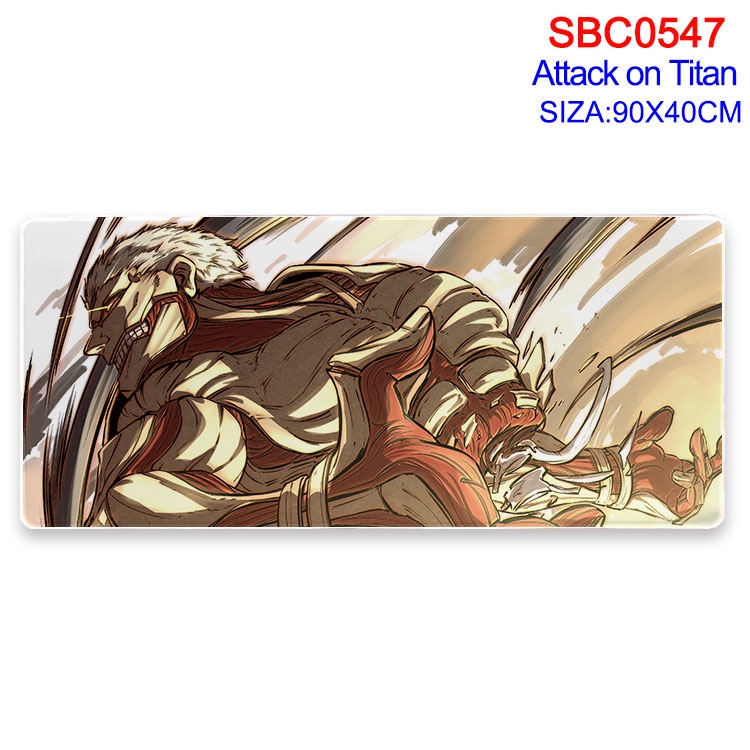 Shingeki no Kyojin Anime peripheral edge lock mouse pad 40X90CM SBC-547