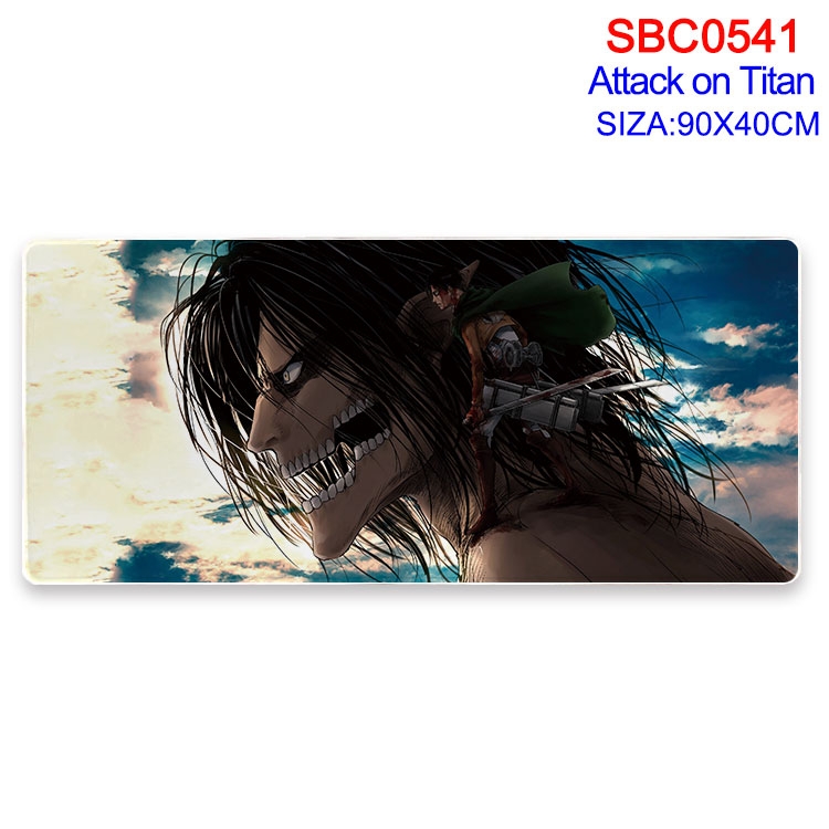 Shingeki no Kyojin Anime peripheral edge lock mouse pad 40X90CM  SBC-541