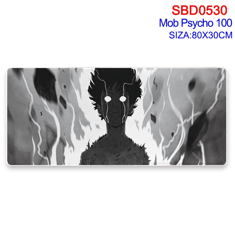 Mob Psycho 100 Anime peripheral edge lock mouse pad 80X30cm SBD-530