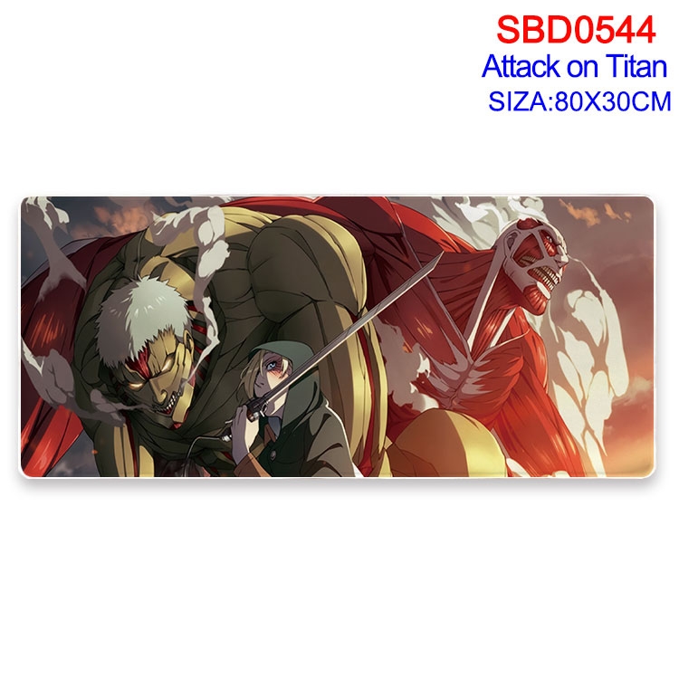 Shingeki no Kyojin Anime peripheral edge lock mouse pad 80X30cm  SBD-544