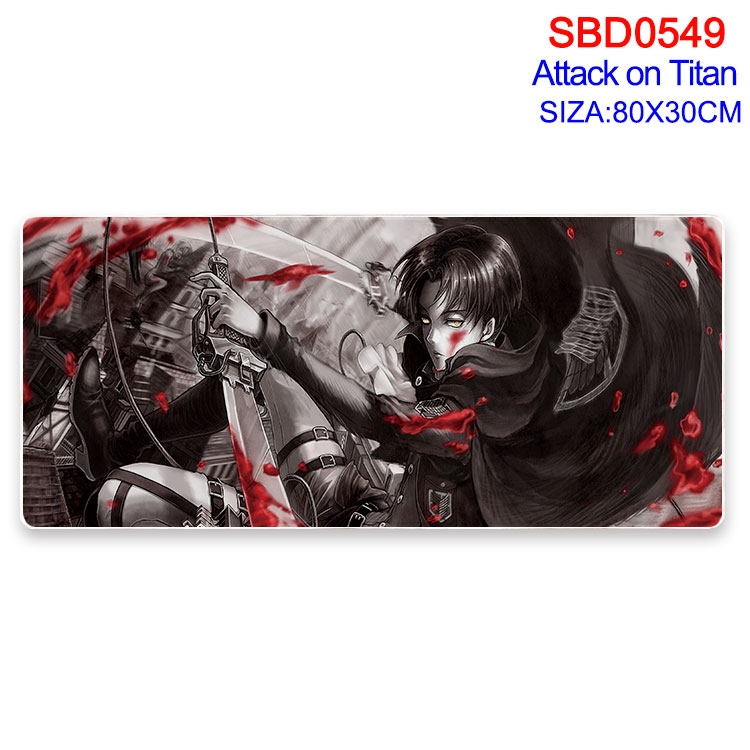 Shingeki no Kyojin Anime peripheral edge lock mouse pad 80X30cm SBD-549